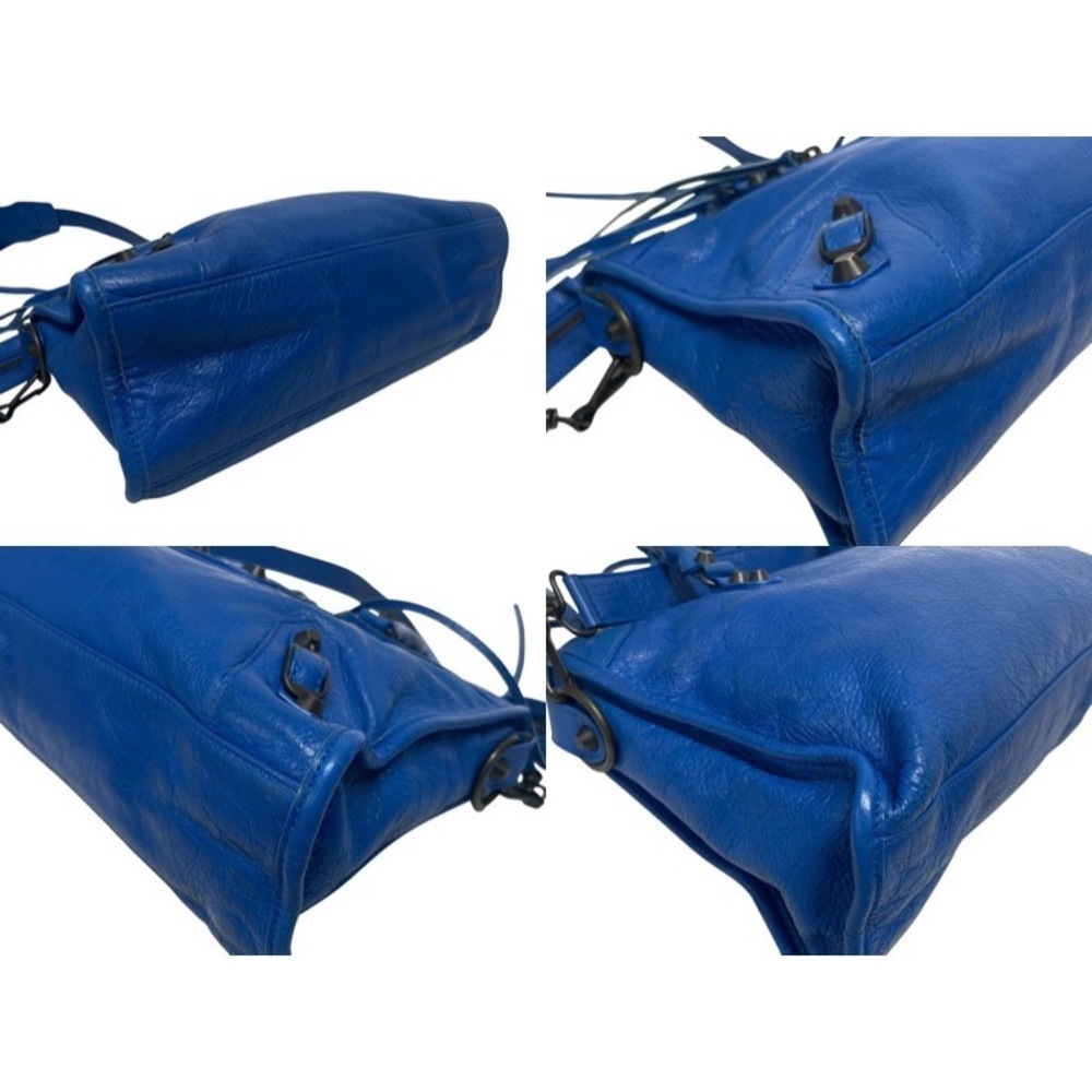 BALENCIAGA Classic City Shoulder Bag Z Blue - Picture 7 of 10
